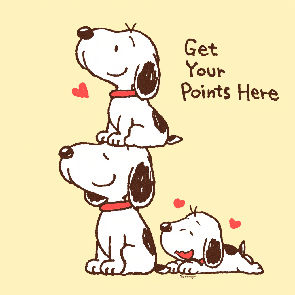 GET YOUR SNOOPY POINTS HERE